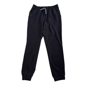 Patagonia Kids Black Jogger Pants Elastic Waist Drawstring Size L‎